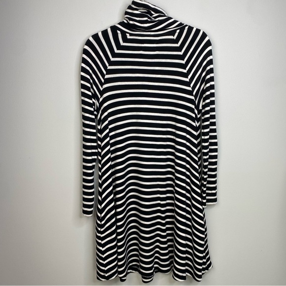 Lou & Grey black white stripe easy signature soft stretch Knit dress size S - Picture 15 of 15